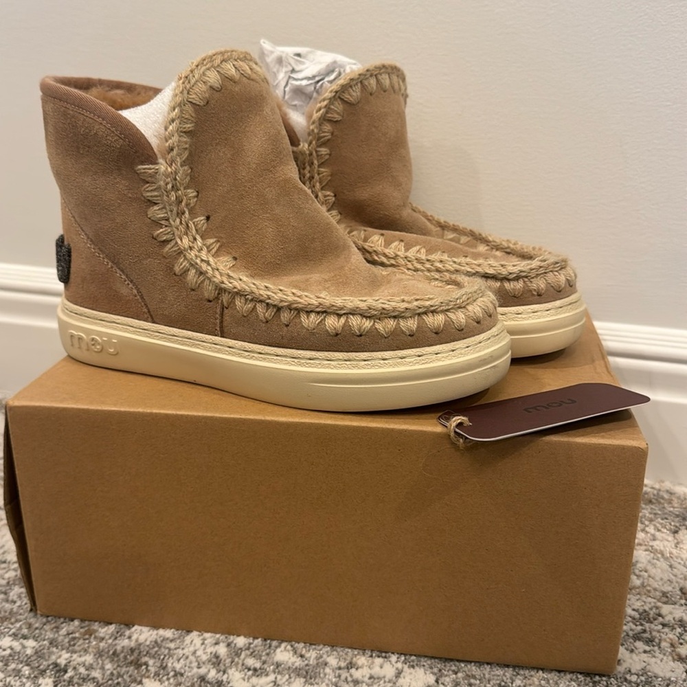 Mou Eskimo sneaker bold glitter logo size 38